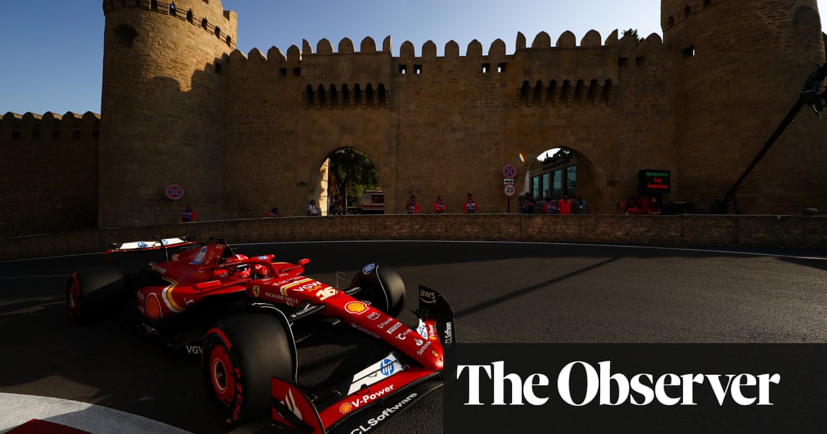 Charles Leclerc on pole for Azerbaijan F1 GP as Lando Norris struggles to 17th | Formula One