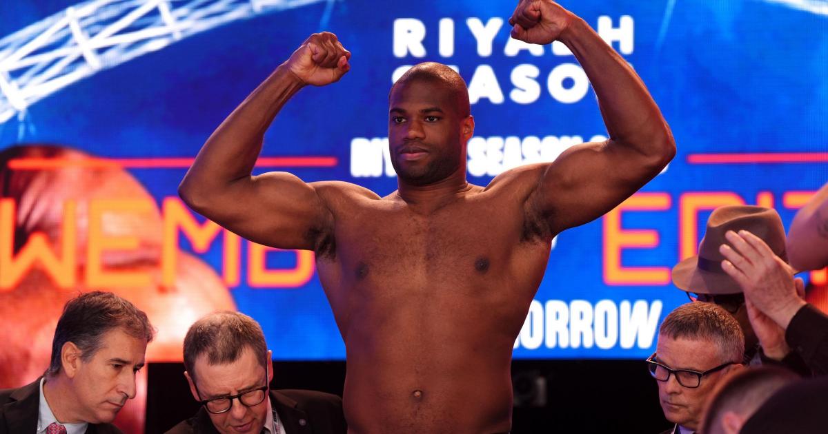 Daniel Dubois weighs in at career-high 17st 10lbs ahead of Anthony Joshua fight