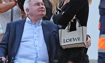 Eamonn Holmes proved that he was very much enjoying his new romance with girlfriend Katie Alexander as he was seen cheekily grabbing her bottom whilst on a romantic break