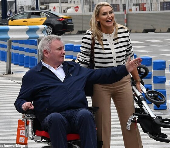 Eamonn Holmes was pictured with new girlfriend Katie Alexander in Barcelona on Sunday