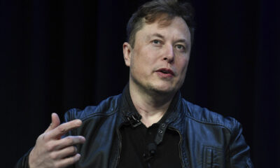 FILE - Tesla and SpaceX CEO Elon Musk speaks at the SATELLITE Conference and Exhibition in Washington, March 9, 2020. (AP Photo/Susan Walsh, File)