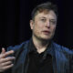 FILE - Tesla and SpaceX CEO Elon Musk speaks at the SATELLITE Conference and Exhibition in Washington, March 9, 2020. (AP Photo/Susan Walsh, File)