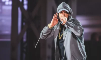 Eminem in Concert at The Michigan Central Station. Detroit^ Michigan June 6 2024