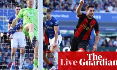 Everton 2-3 Bournemouth, Leicester 1-2 Aston Villa: Premier League – as it happened | Premier League