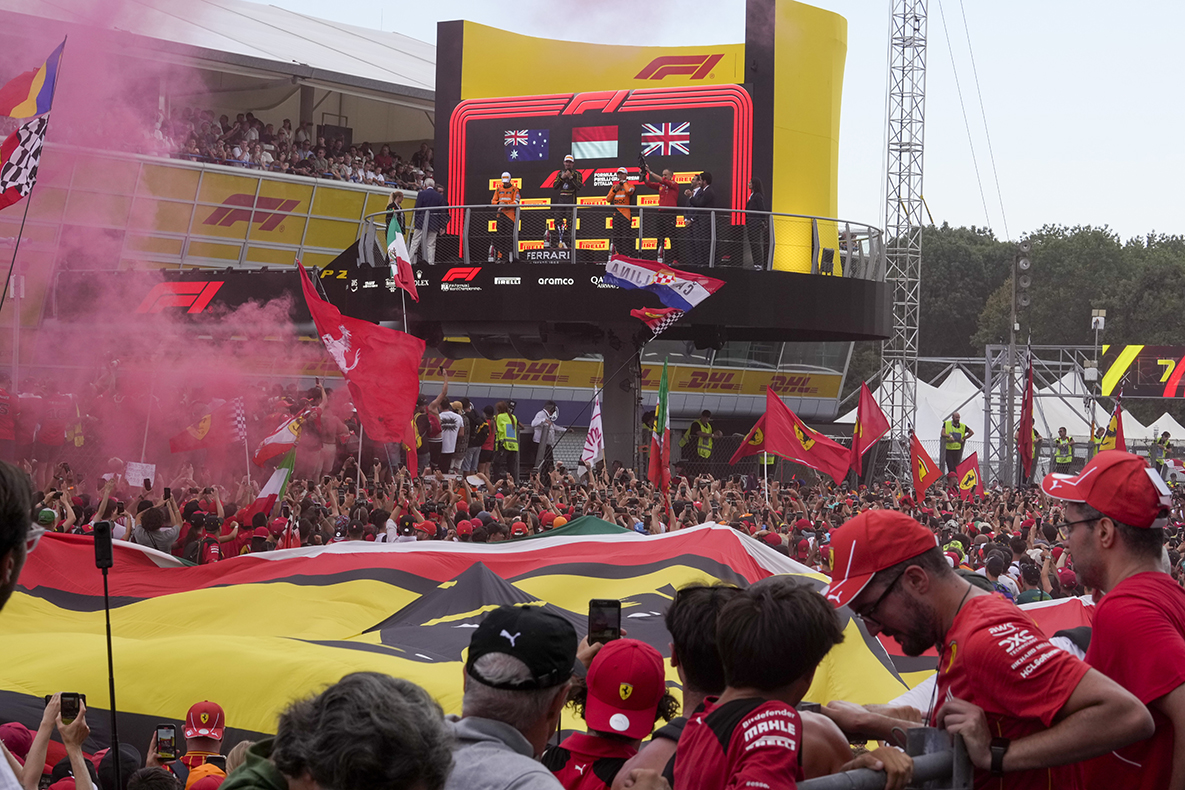 Formula One Leclerc and Ferrari victorious at Italian Grand Prix