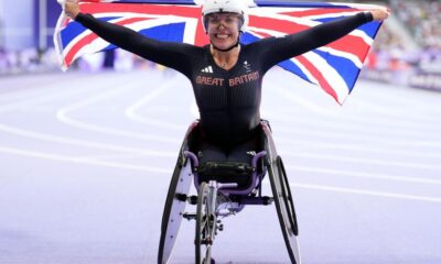 Hannah Cockroft cruises to her eighth Paralympic title in women’s T34 100m final