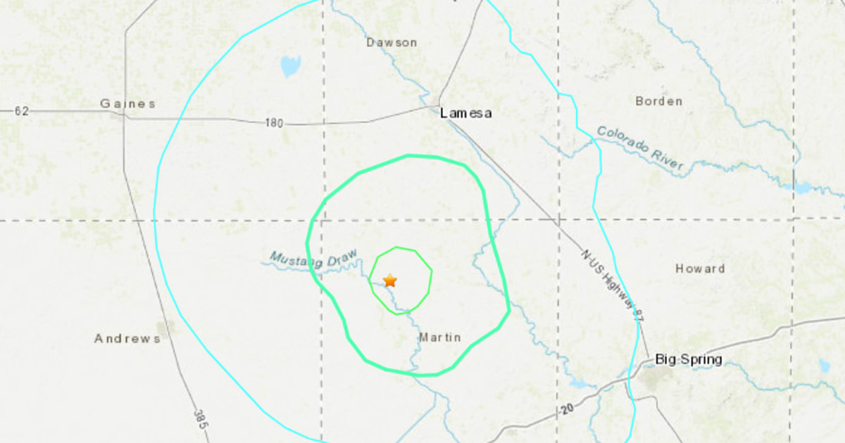 Magnitude-5.1 earthquake strikes near Midland, Texas, as thousands report shaking