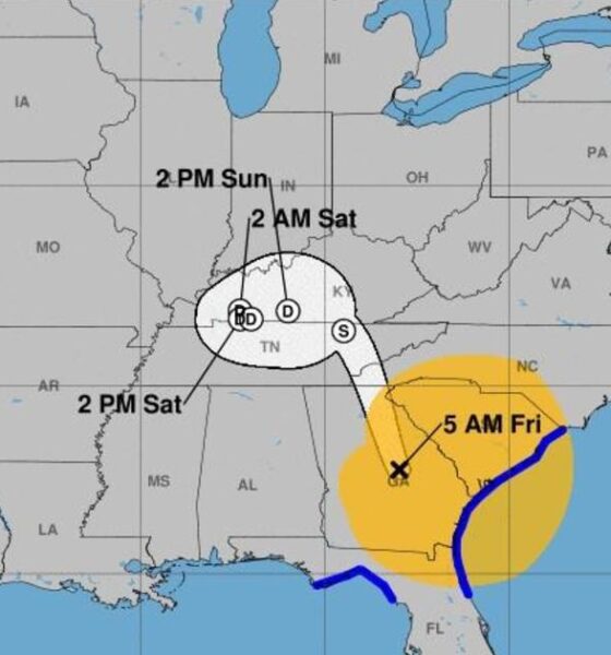 Maps show Helene's track: What to know about its path, storm surge and flood risk