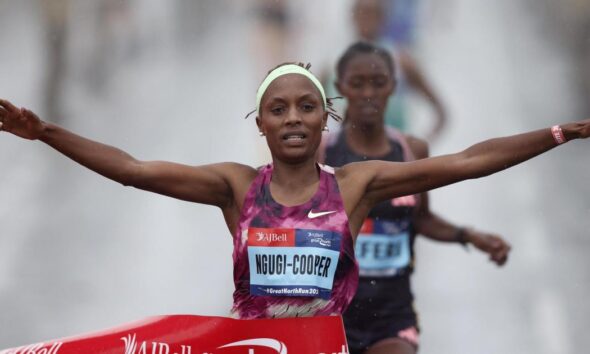 Mary Ngugi-Cooper and Abel Kipchumba make it Kenyan double at Great North Run