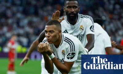 Mbappé and Rüdiger on target as Real Madrid scrap to late win over Stuttgart | Champions League