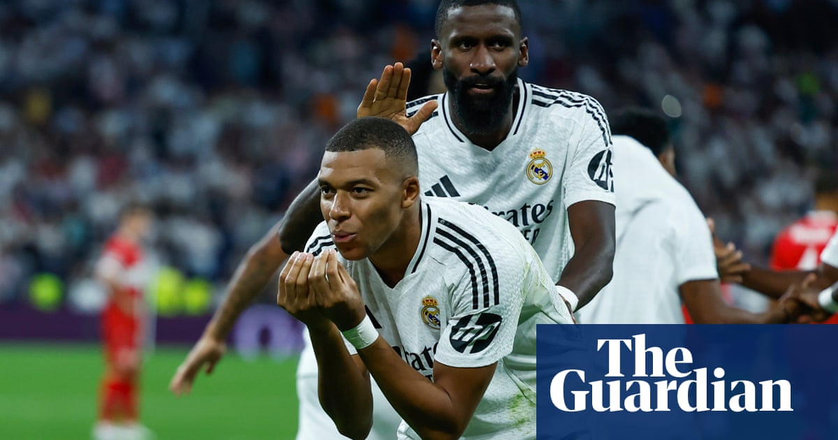 Mbappé and Rüdiger on target as Real Madrid scrap to late win over Stuttgart | Champions League