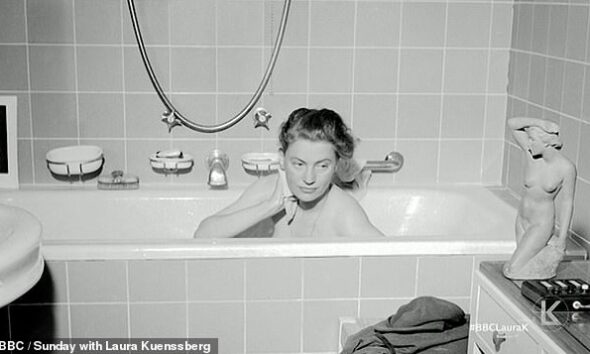 Kate Winslet was almost caught out using risque language on the BBC to describe a famous photo of Hitler's bathtub