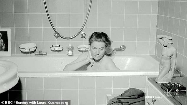 Kate Winslet was almost caught out using risque language on the BBC to describe a famous photo of Hitler's bathtub