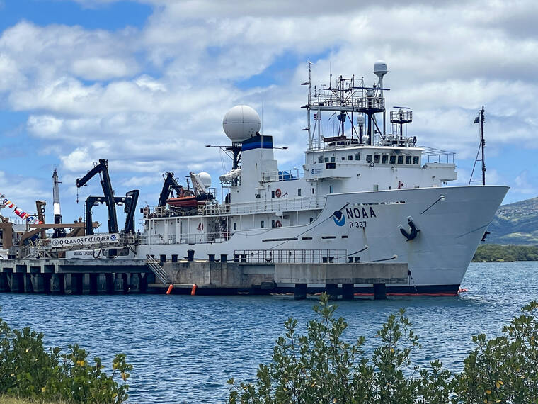 NOAA research ship docks in Hilo: Okeanos Explorer to host events throughout week