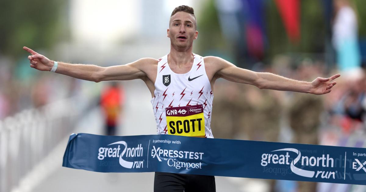 Second place for Northallerton's Marc Scott at Great North Run