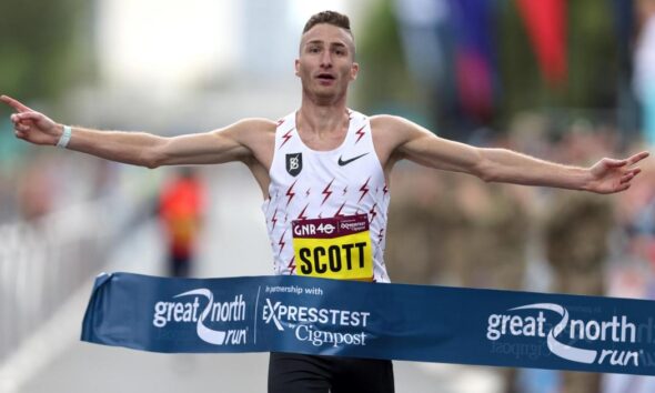 Second place for Northallerton's Marc Scott at Great North Run