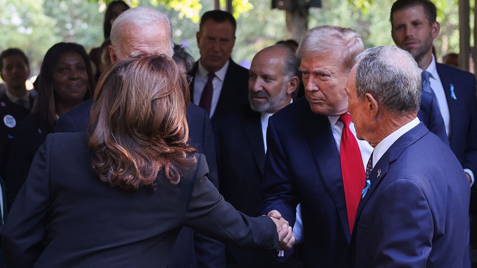 Trump v Harris debate latest: Rivals meet again at 9/11 event; what body language revealed during debate | US News