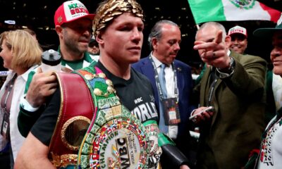 ‘Canelo’ Alvarez pummels Berlanga to retain super middleweight boxing belts | Boxing News