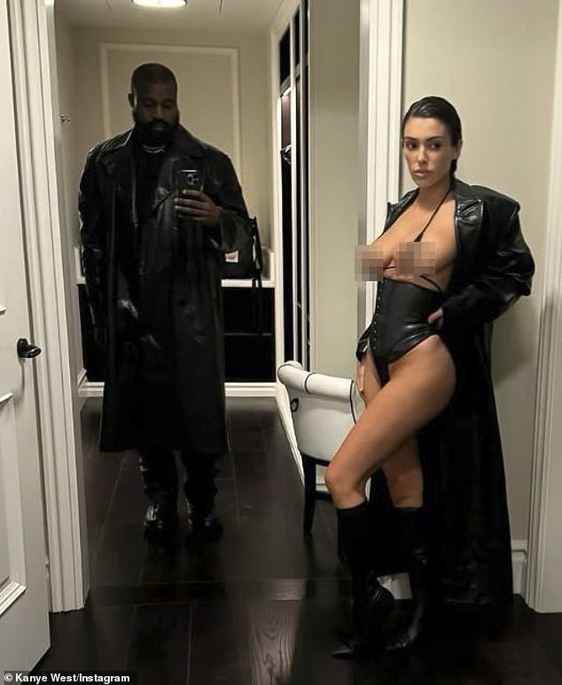 Kanye married Yeezy architect Bianca in January 2023 in what was thought a non-legal wedding as it appeared they did not file a marriage certificate