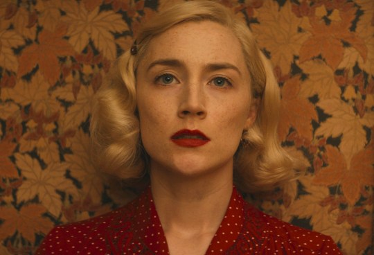 A close up of Saoirse Ronan in Blitz