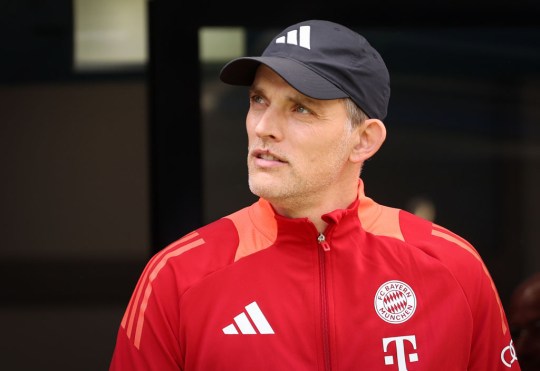 Thomas Tuchel of Bayern Muenchenprior the Bundesliga match between TSG Hoffenheim and FC Bayern München at PreZero-Arena