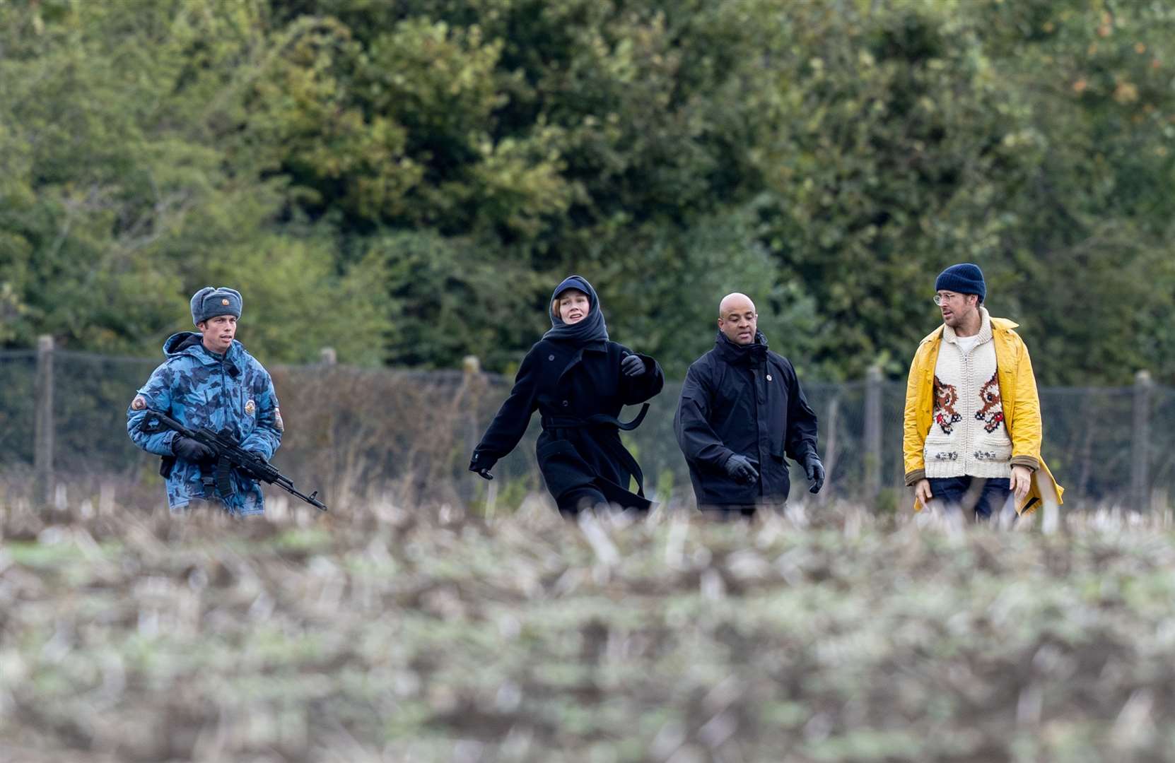 Ryan Gosling and Sandra Huller film Project Hail Mary in Cambridgeshire. Picture: Bav Media