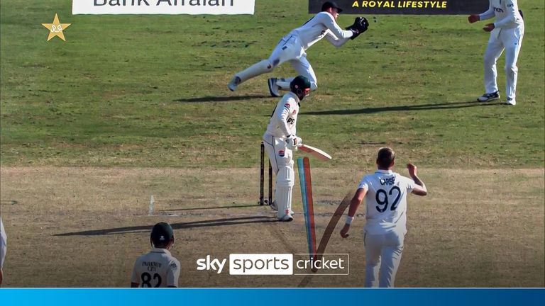 Brydon Carse gets wicket against Pakistan