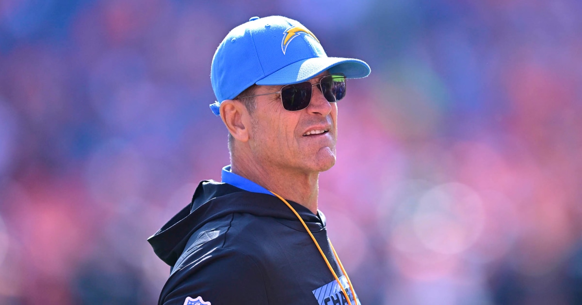 Jim Harbaugh Briefly Leaves Chargers Game Due to Irregular Heartbeat