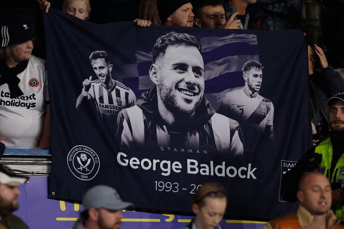 Sheffield United honour George Baldock before Leeds match after tragic death