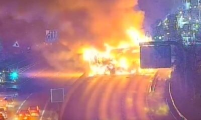 Huge M25 lorry fire leaves thousands of drivers facing major delays