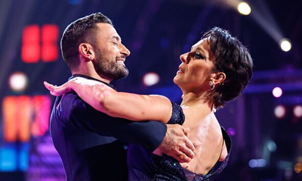 Amanda Abbington and Giovanni Pernice in Strictly Come Dancing in 2023. Pic: BBC/Guy Levy