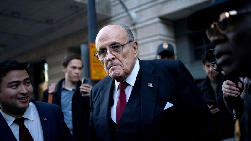 Rudy Giuliani must give control of luxury items and Manhattan apartment to Georgia election workers he defamed, judge rules