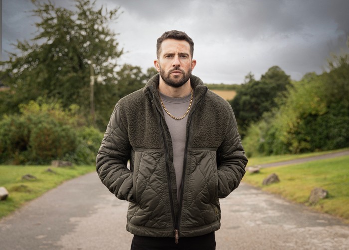 Michael Parr as Ross Barton in Emmerdale.