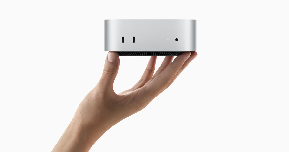 Apple’s new Mac mini is more mighty, more mini, and built for Apple Intelligence