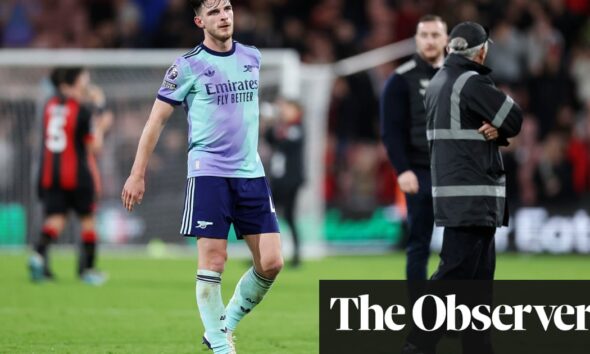 Arsenal left counting cost of naivety against Bournemouth, says Declan Rice | Arsenal