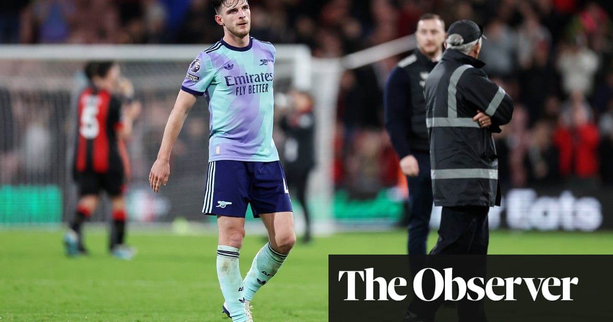 Arsenal left counting cost of naivety against Bournemouth, says Declan Rice | Arsenal