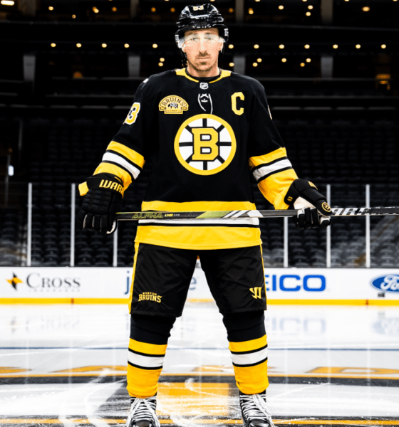 Bruins Unveil Commemorative Uniform Ahead of Dec. 1 Centennial Game, Presented by Dunkin’