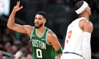 Celtics bury Knicks, tie NBA 3-point record with 29