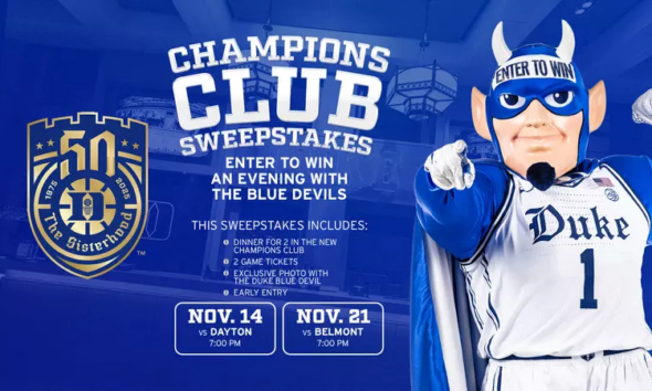 Champions Club Details Unveiled - Duke University