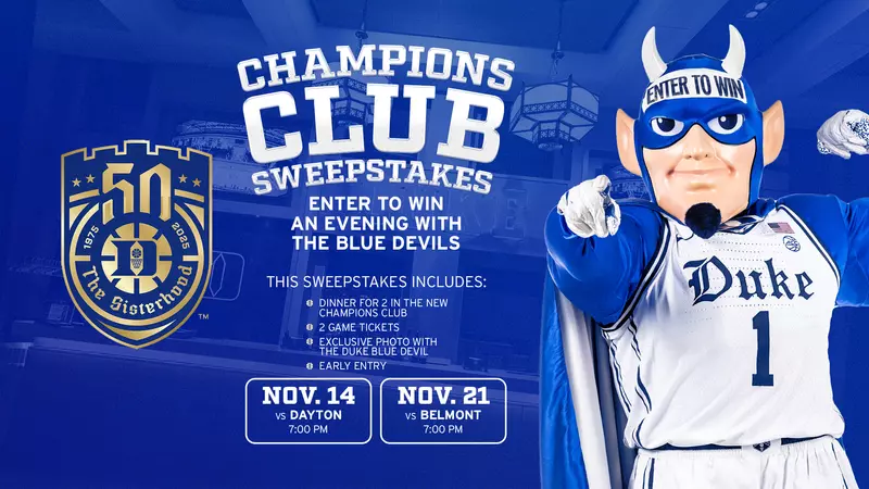 Champions Club Details Unveiled - Duke University