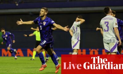 Croatia 2-1 Scotland: Nations League – as it happened | Nations League