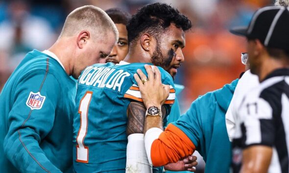 Dolphins QB Tua Tagovailoa still faces concussion concerns