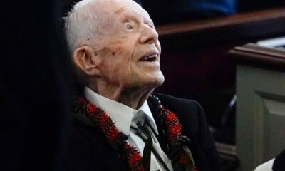 Former US president Jimmy Carter celebrates 100th birthday