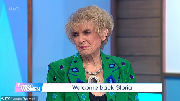 Gloria Hunniford spoke about the tragic loss of her husband of more than 20 years, Stephen Way, as she returned to Loose Women on Monday for the first time since his death