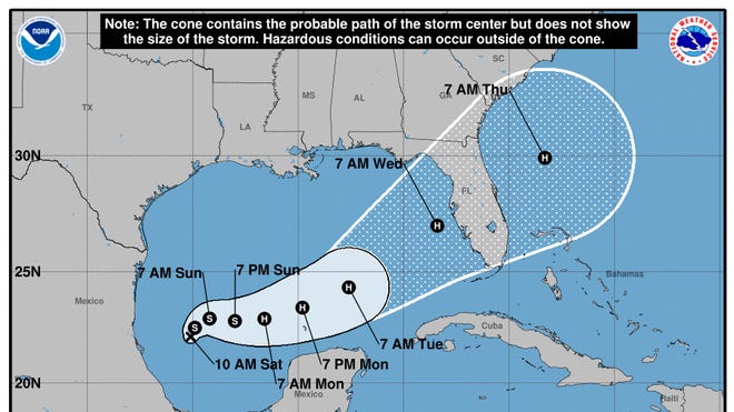 Hurricane Milton brewing in Gulf. Florida storm tracker, path, models