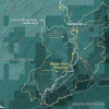 Map of the French Broad River watershed and Asheville, North Carolina