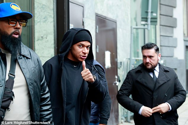 The footballer was visiting Sweden with friends from Wednesday to Friday last week, staying at the Bank Hotel in the city centre