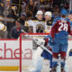 Lindholm has goal, assist, Bruins hold off Avalanche