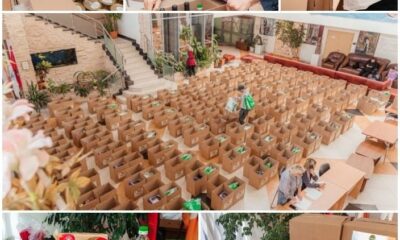 Moscow Community Distributes Rosh Hashanah Essentials