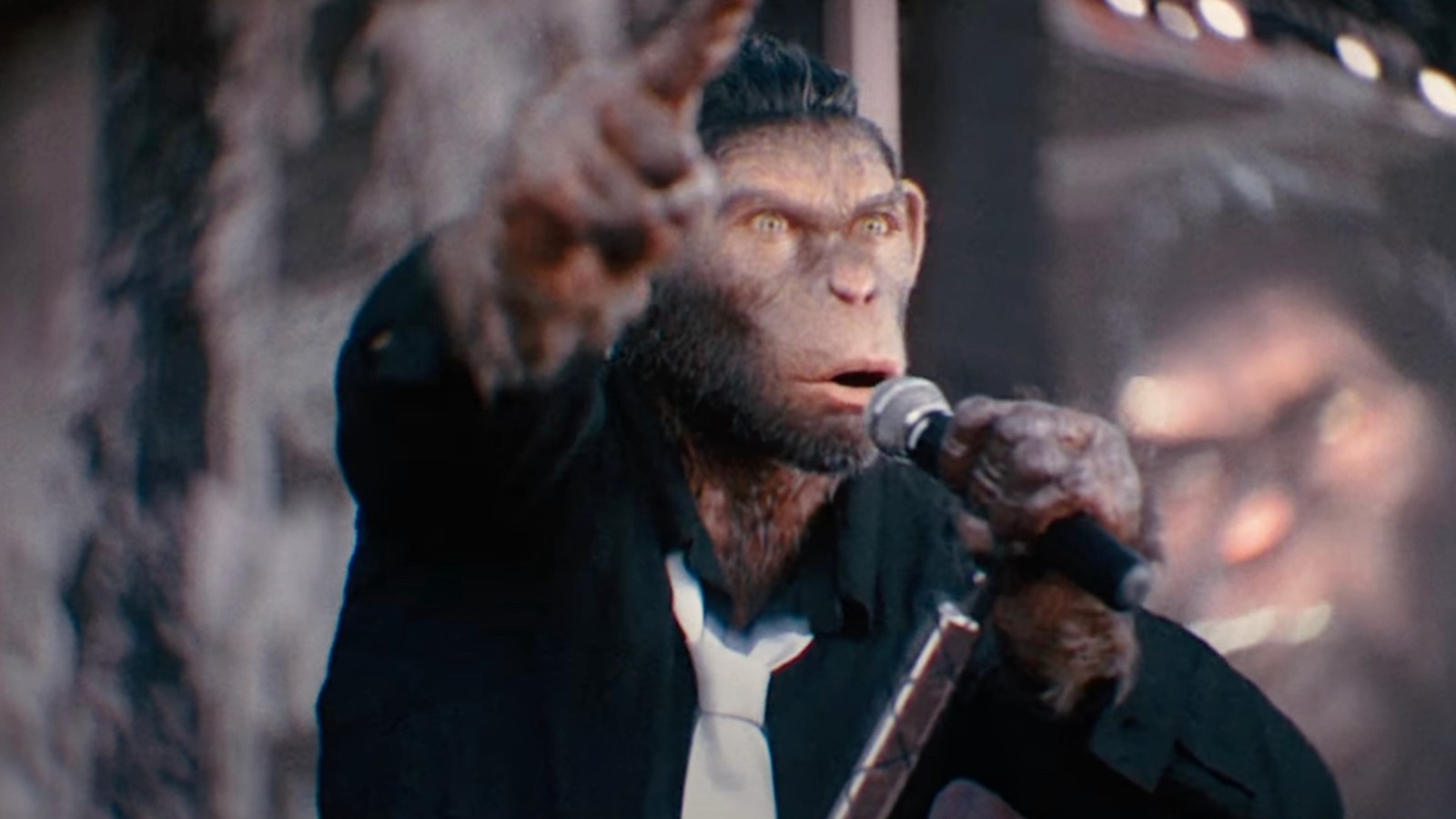 Robbie Williams Is a Singing Monkey in Teaser for 'Better Man' Biopic